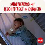 NUK Star Babyschnuller | Day & Night Schnuller | 6–18 Monate | Green Crocodile | 2 Stück