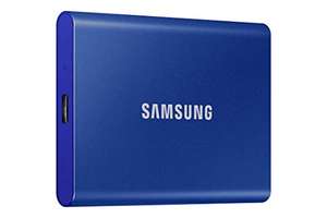 Samsung Portable SSD T7, blau oder rot, 2TB, USB-C 3.1