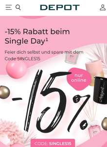 Depot -15% Singles Day