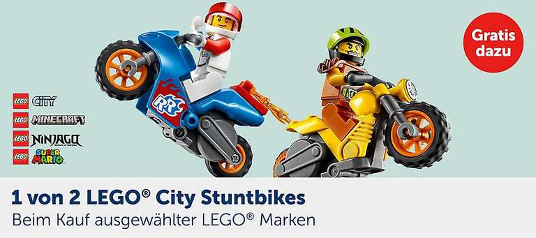 Gratis Lego Stuntbike zu ausgewählten Sets