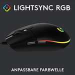 Logitech G203 Gaming-Maus mit anpassbarer LIGHTSYNC RGB-Beleuchtung