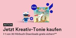 Thalia: Kreativ-Tonie kaufen und gratis Hörbuch-Download sichern