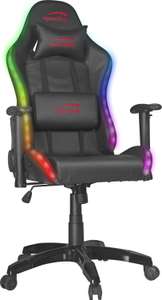 Speedlink ZAPHYRE Gaming Stuhl - 300 RGB-Effekte, Nacken- und Lendenwirbelkissen, inkl. Powerbank