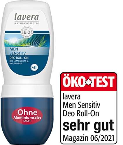 Lavera Men Sensitive 24h Deodorant Roll-On, 50ml
