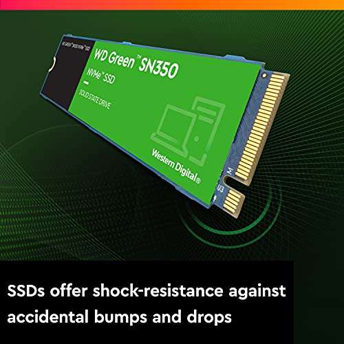 Western Digital WD Green SN350 NVMe SSD 2TB, M.2
