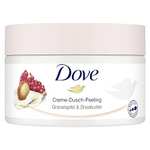 4x 225ml Dove Creme-Dusch-Peeling Granatapfel & Sheabutter
