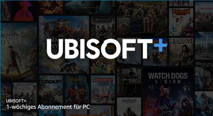 "Ubisoft+ 1-wöchiges Abonnement für PC" ohne zusätzliche Kosten für Amazon Prime Mitglieder