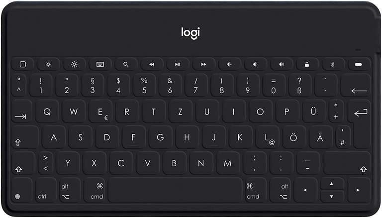 Logitech Keys-To-Go mit iOS-Sondertasten schwarz, Bluetooth