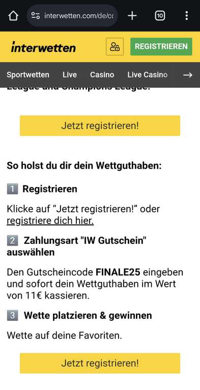 Gewinnabhebung im EnterCash Casino erklären