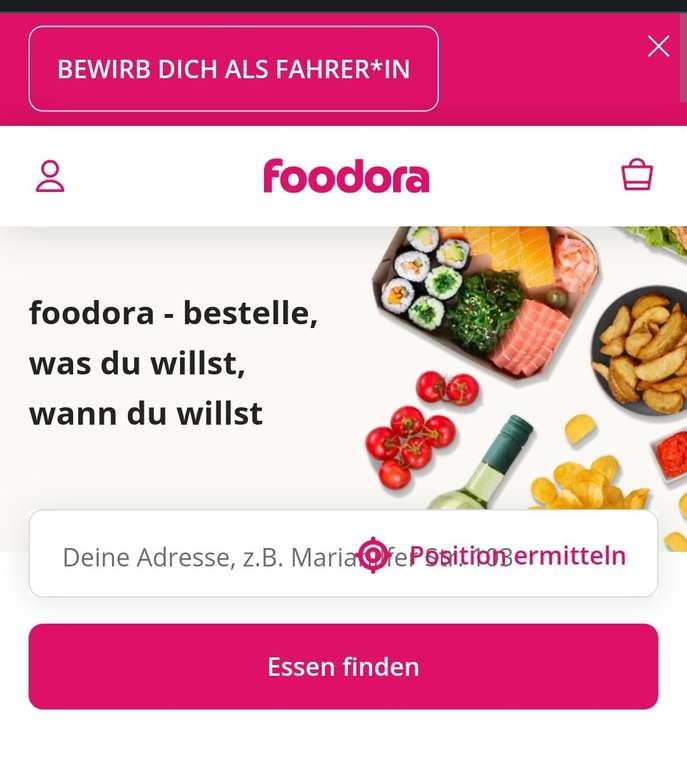 (Info Deal) Foodora (möglicherweise) 8€ Gutschein ab 15€ mbw oder 10€ ab 18€ mbw