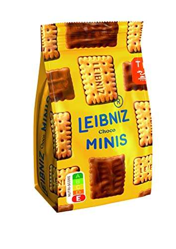 LEIBNIZ Minis Choco - Mini-Butterkeks mit Vollmilchschokolade (1 x 125 g)