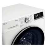 LG Electronics Waschmaschine 10,5 kg, Steam TurboWash, 360° ThinQ, F6WV710P1 Weiß [Energieklasse A]