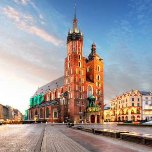 Krakau (Polen): Hin- und Rückflug von Wien ab 4,99€ (Visa Kreditkarte)