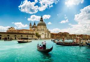 Venedig (Italien): Hin- und Rückflug von Wien ab 15,79€