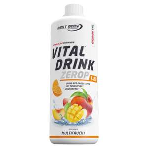 Best Body Nutrition Vital Drink ZEROP - Multifrucht 1L
