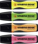 STABILO Boss Executive Textmarker 4er-Set
