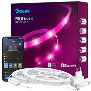 Govee RGB LED Streifen 20m mit App-Steuerung, Farbwechsel, Musik Sync