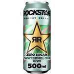 12x 500ml Rockstar Energy Drink Watermelon Kiwi Zero Sugar