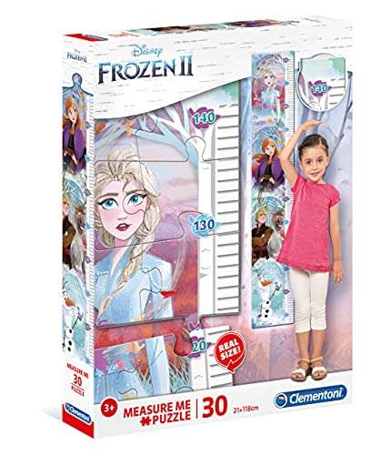 Clementoni 20331 Measure Me Frozen 2 – Puzzle 30 Teile + Messlatte
