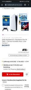 SONY PlayStation5 + PlayStation Plus 90 TAGE + PS5 HD-Kamera + Horizon Forbidden West