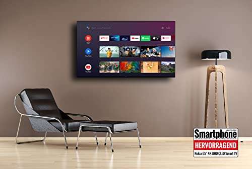 Nokia Smart TV 6500D - 65" Android TV, QLED, 4K Smart-TV
