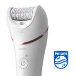Philips Epilierer Series 8000, kabelloser Nass- und Trockenepilierer für Beine und Körper, mit 9 Zubehörteilen
