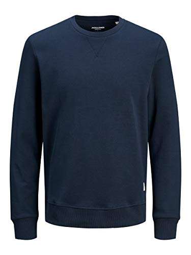 JACK & JONES Male Sweatshirt Basic Rundhalsausschnitt / Größe M - XXL
