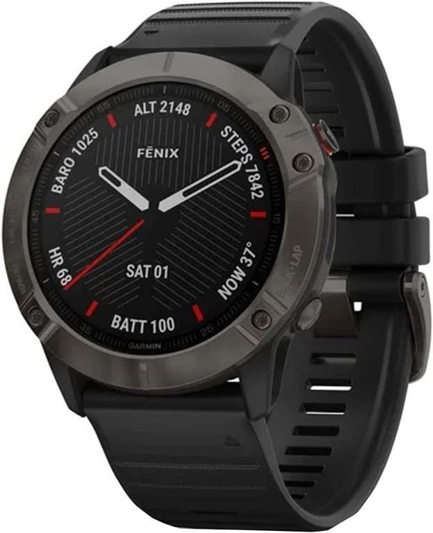 Garmin "Fenix 6X Saphir" Multisportuhr / Smartwatch