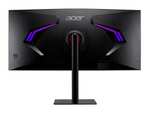 Acer Nitro XV345CURV3 Gaming Monitor 34 Zoll (86 cm Bildschirm) QHD, 180Hz DP/TypeC, 100Hz HDMI