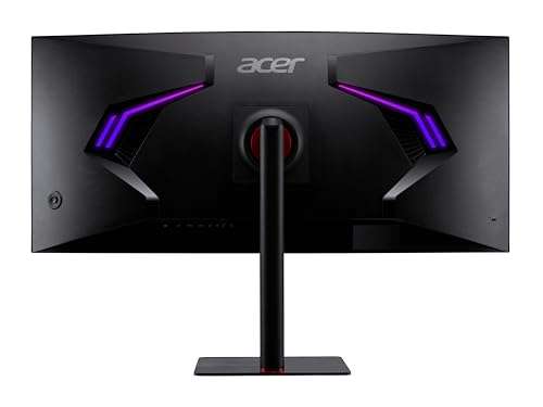Acer Nitro XV345CURV3 Gaming Monitor 34 Zoll (86 cm Bildschirm) QHD, 180Hz DP/TypeC, 100Hz HDMI