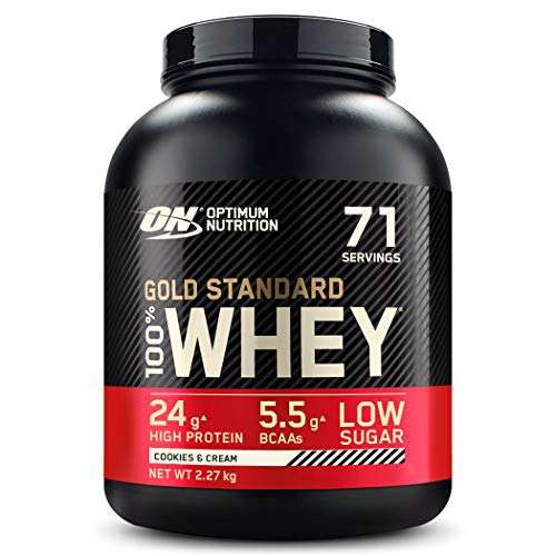 Optimum Nutrition Gold Standard Whey Protein Pulver 2.26kg, Sparabo