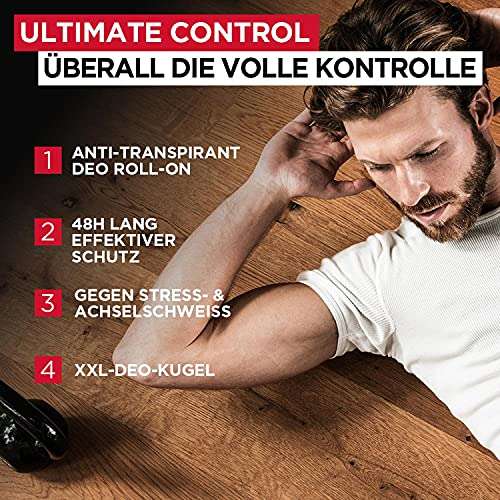 6x 50ml L'Oréal Men Expert Ultimate Control Deo