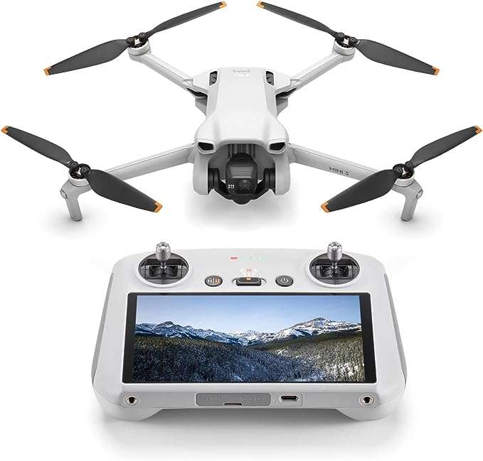 DJI Mini 3 – Leichte und faltbare Mini-Kameradrohne mit 4K HDR-Video, 38 min Flugzeit, vertikale Aufnahmen und intelligenten Funktionen, C0
