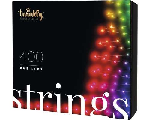 Twinkly Strings (Gen II) 400 RGB-Lichterkette, 32 m