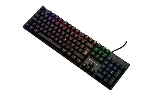 Surefire Kingpin M2 Mechanische (Red Switches), NKRO, RGB, 1000hz (AZERTY) Gaming Tastatur