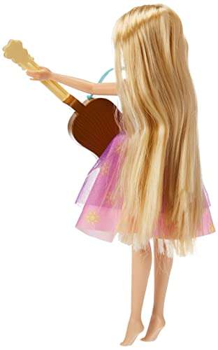 Hasbro Disney Prinzessin Rapunzel Modepuppe und Gitarre mit Farbwechsel