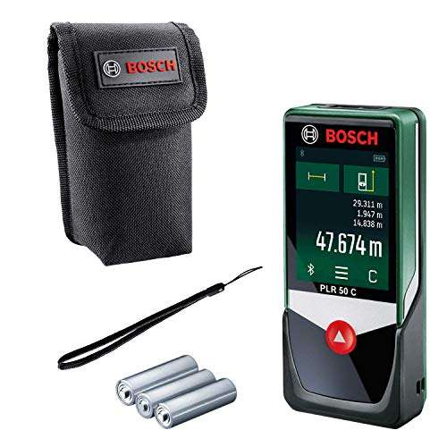 Bosch DIY PLR 50C Laser-Entfernungsmesser inkl. Tasche