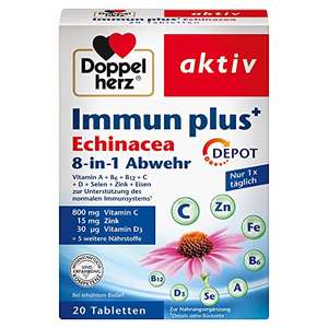 Doppelherz Immun plus+ Echinacea – mit Vitamin C und Zink