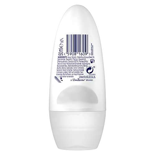 6x Dove Roll-On / Deoroller "Matcha Grüntee- und Kirschblütenduft" ohne Aluminium