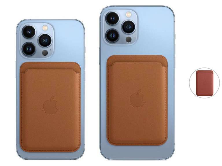 2x Apple iPhone Leder Wallet (Gen. 1) mit MagSafe, verschiedene Farben