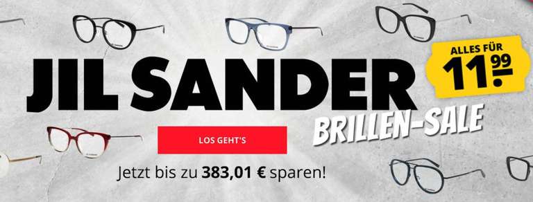 JIL SANDER Brillen-Sale