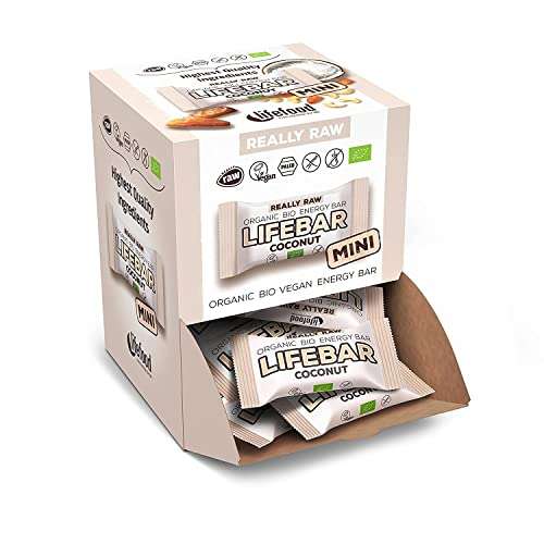 20x 25g Lifebar Energy Bars Mini - Kokosnuss
