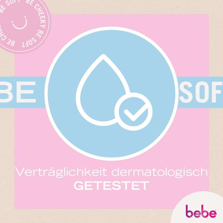 bebe Soft Shower Cream 250 ml (6 Stück für 6,37€)