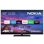 Nokia Smart TV - 50 Zoll QLED Fernseher (126cm) Android TV (4K UHD, WLAN, HDR, Triple Tuner DVB-C/S2/T2)