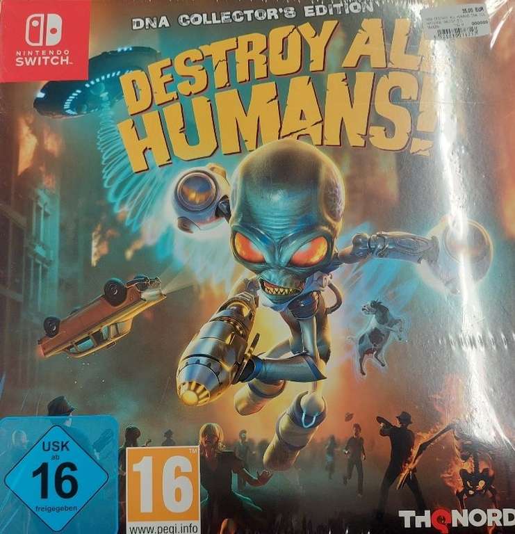 Destroy all Humans! Crypto-137 Edition PS4 ODER DNA Collectors Edition Nintendo Switch