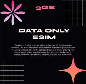 Seeek eSIM Datentarif: Jeden Monat 3GB im 5G Netz für einmalig 6€ (für über 50 Länder)