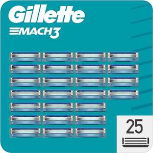 25 Ersatzklingen für Gillette Mach3 Rasierklingen,