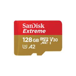 SanDisk Extreme microSDXC UHS-I Speicherkarte 128 GB + Adapter