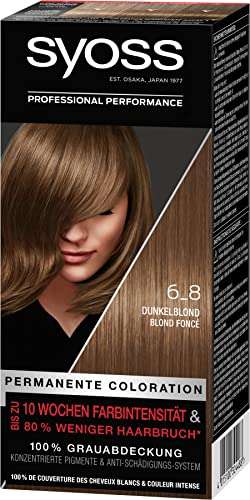 Syoss Color Coloration 6_8 Dunkelblond Stufe 3 (3 x 115 ml)