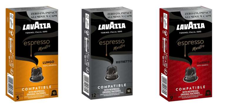 Lavazza Espresso Kapseln verschiedene Sorten